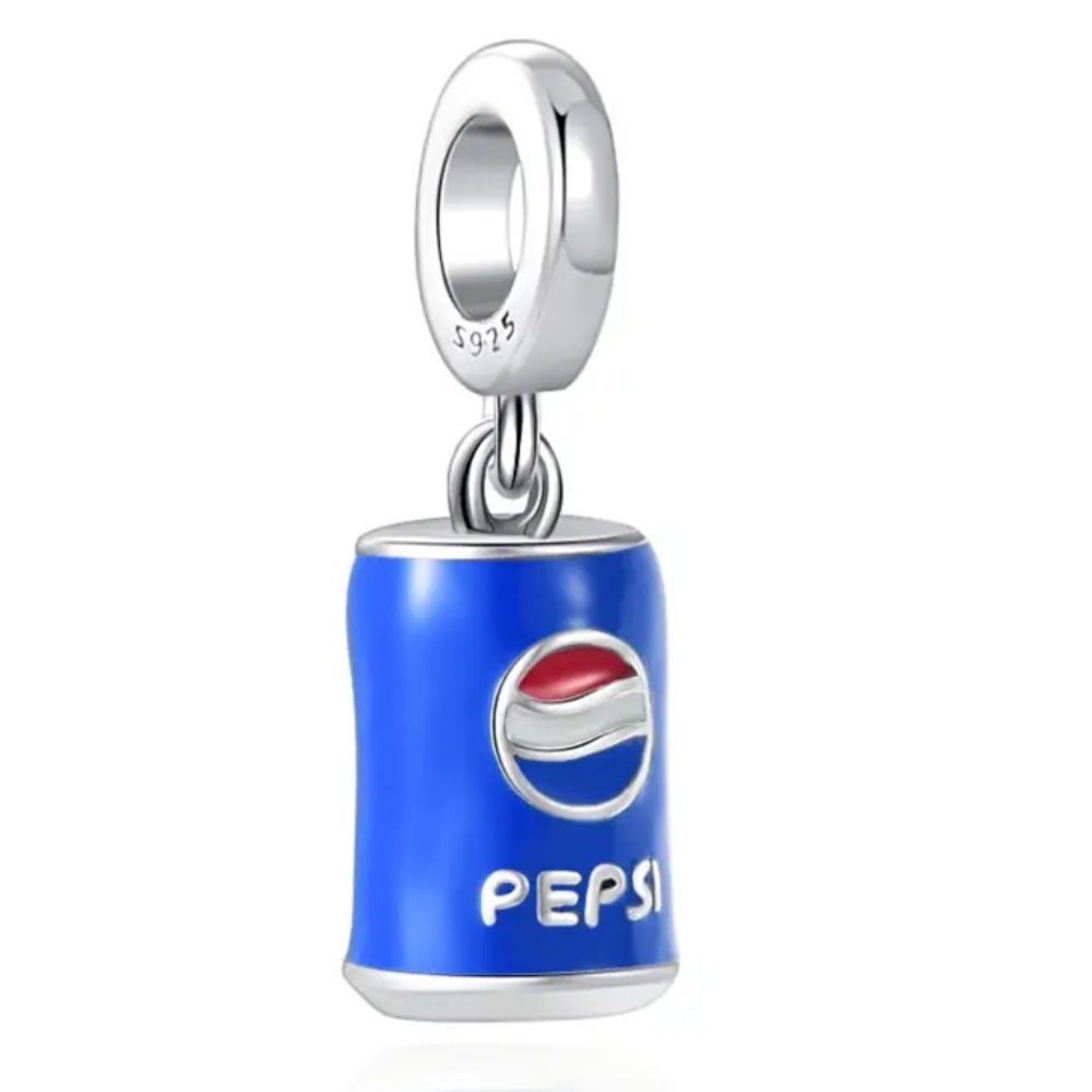 NWOT Pepsi Silver 925 Charm Pandora FIT